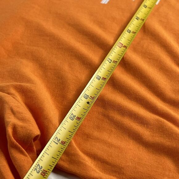 Reebok Medium HTF Womens Meet You There MYT Crop Graphic 95 T-Shirt Orange 0731 - Picture 11 of 12